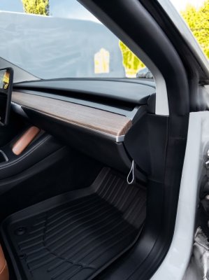 Courroie de déverrouillage manuel d'urgence pour coffre à gant – Tesla Model 3 & Model Y